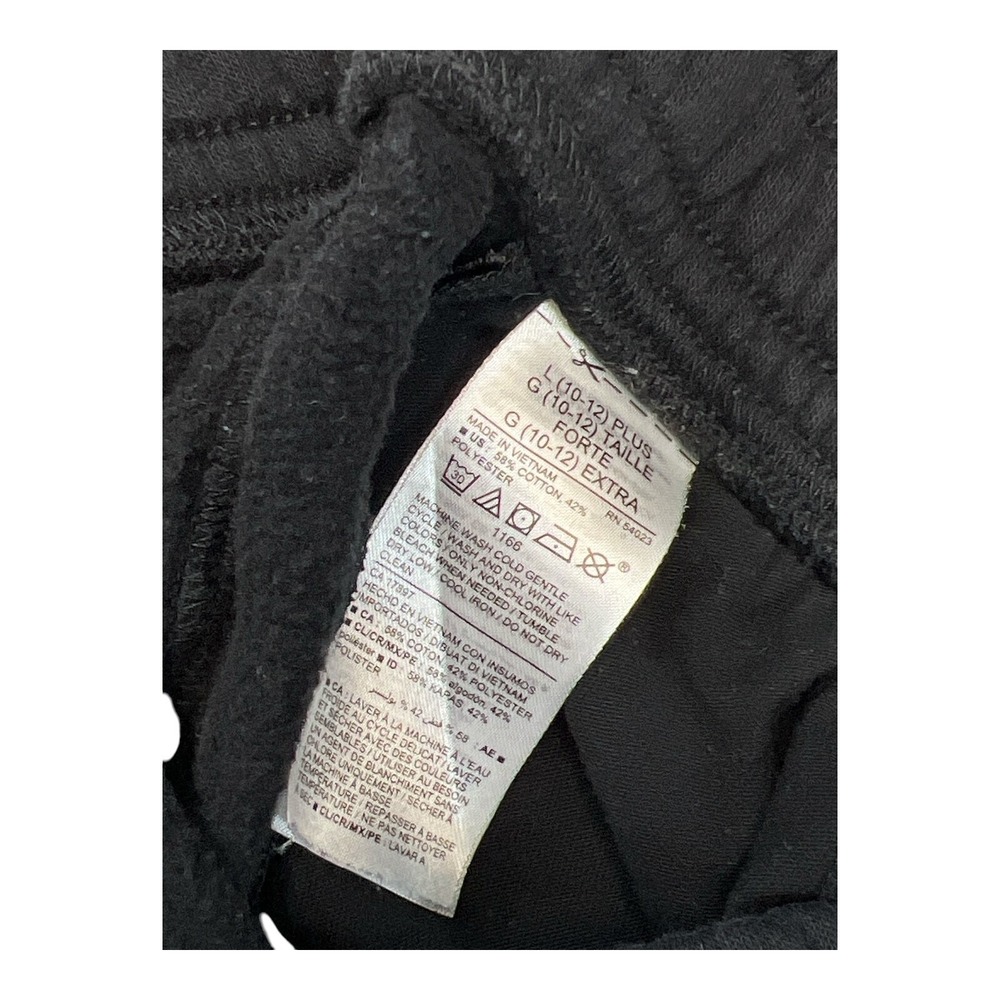 Old Navy‎ Kids Jogger Sweatpants Black Size L 10 12 Elastic Waist Activewear - Picture 4 of 7